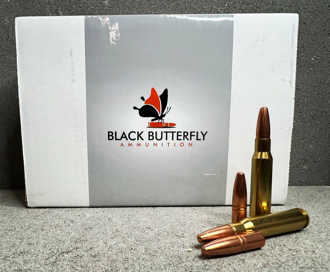 Black Butterfly Ammunition,  .308 WIN/7.62x51mm, 220 gr., 100 Rounds, &quot;THUMPER PFFT&quot; SUBSONIC for 1:10 Twist 20&quot; Rifles, &quot;MAG DUMP BOX&quot;