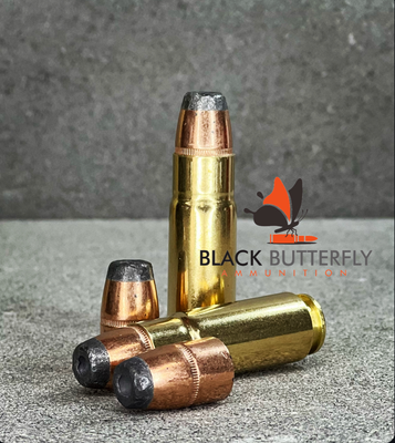 Black Butterfly Ammunition Premium, .458 SOCOM, 300 gr, 5 Rounds, Sierra JHP (SAMPLE PACK)