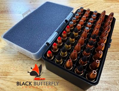 Black Butterfly Ammunition Premium, .458 SOCOM, 50 Rounds, SUGAR AND SPICE &quot;SUPER 10&quot; SAMPLER BOX