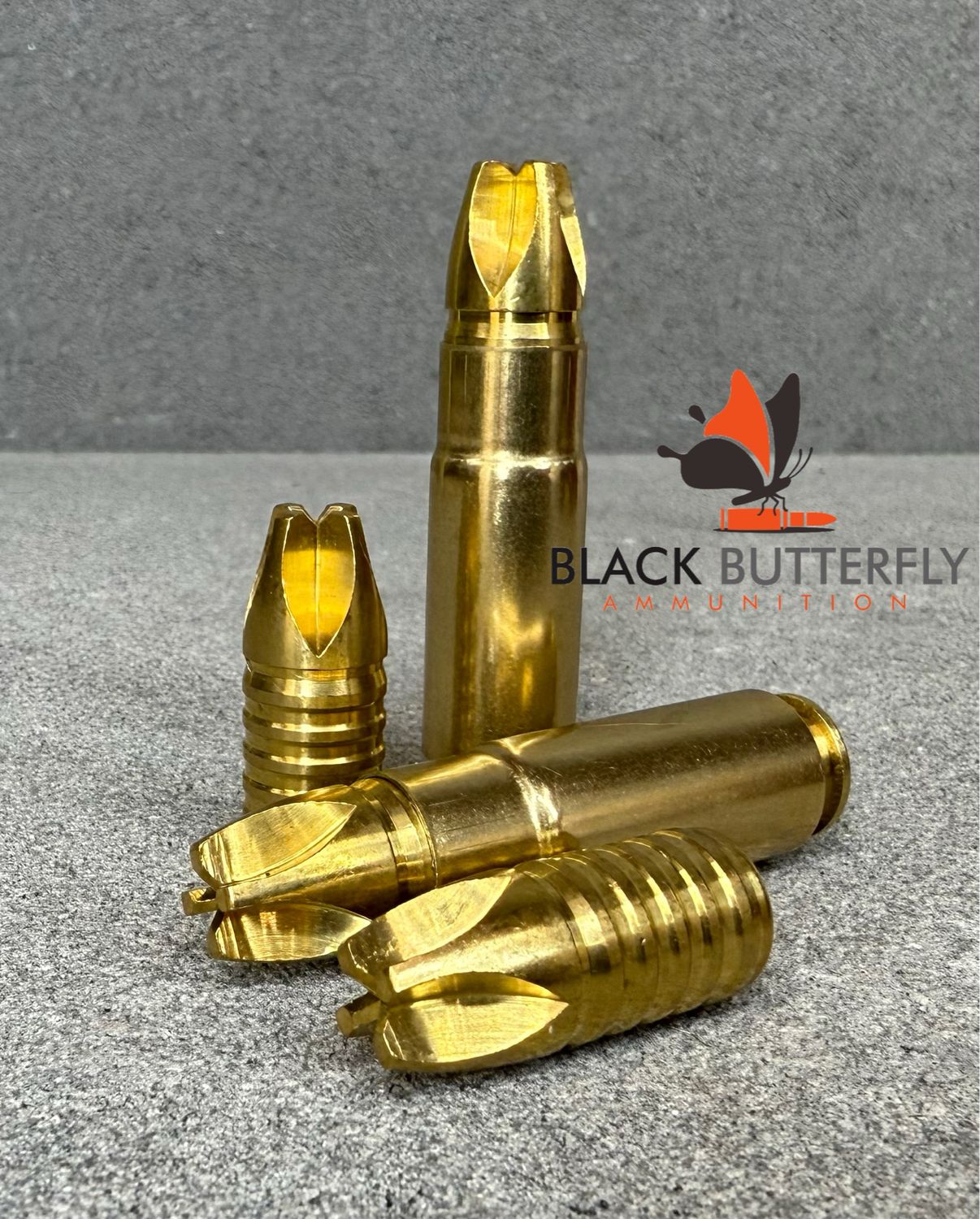Black Butterfly Ammunition Premium, .458 SOCOM, 300 gr, 5 Rounds, Lehigh Defense Extreme Penetrator, SAMPLE PACK