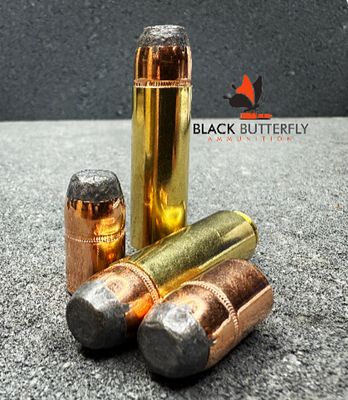 Black Butterfly Ammunition Premium, BIG BORE, 12.7x42mm, 500 gr, 5 Rounds, Hornady FP-XTP SUBSONIC, Designed for use in 50 BEOWULF®, SAMPLE PACK