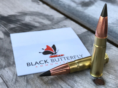 Black Butterfly Ammunition Premium, .300 AAC Blackout, 110 gr, 100 Rounds, Barnes TAC-TX "MAG DUMP BOX"