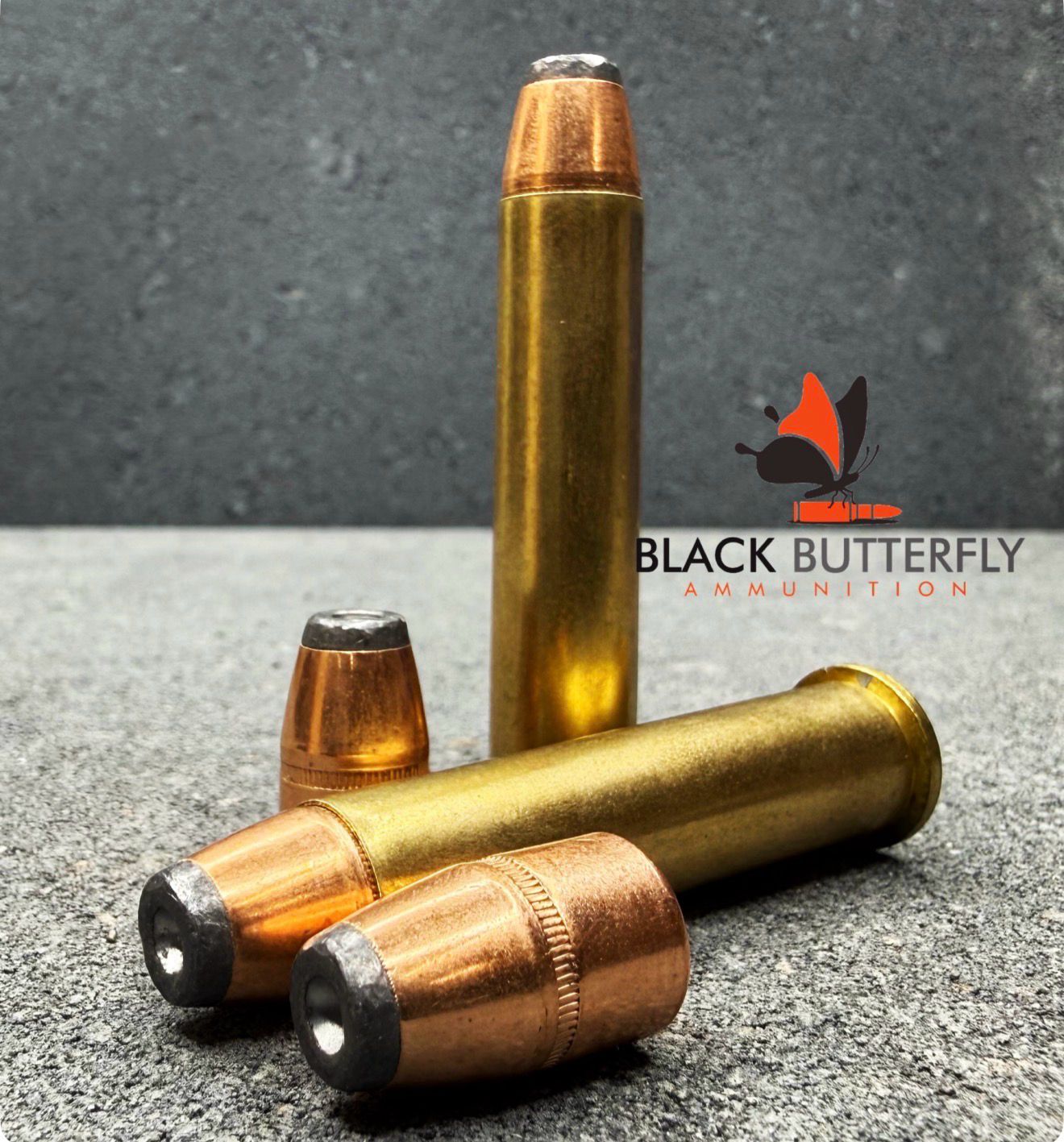 Black Butterfly Ammunition, 45-70 Government, 25 Rounds, 350 gr, Berry PRS "Sitting Bull", AND 25 Rounds, 300 gr, Hornady JHP "Cochise", Combo Bucket