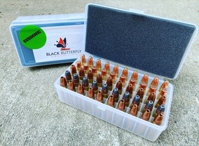 Black Butterfly Ammunition Premium, .458 SOCOM, 50 Rounds, SUBSONIC SAMPLER BOX Black Butterfly Ammunition Premium, .458 SOCOM, 50 Rounds, SUBSONIC SAMPLER BOX