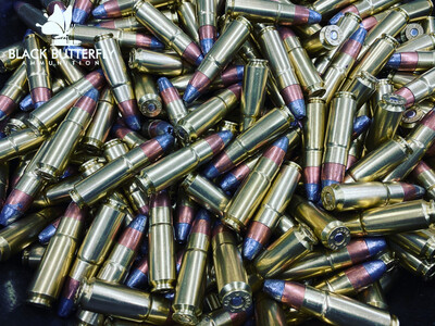 Black Butterfly Ammunition Premium, .458 SOCOM, 500 gr, 20 Rounds, D500 HAWK JHP "SUBSONIC"