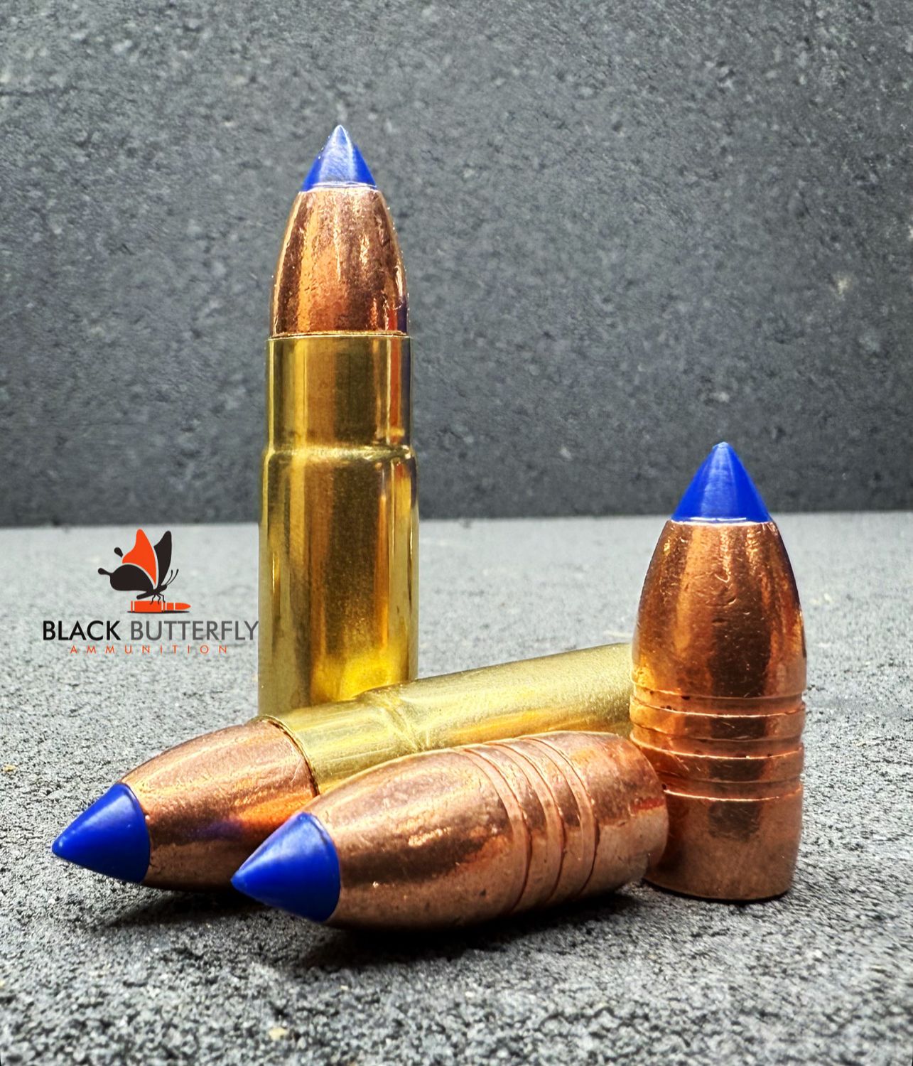 Black Butterfly Ammunition Premium, .458 SOCOM, 300 gr, 20 Rounds, Barnes TTSX BT "HOG STOPPER"