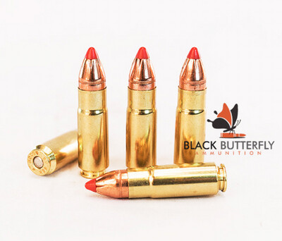 Black Butterfly Ammunition Premium, .458 SOCOM, 325 gr, 60 Rounds, Hornady Flex Tip Expanding (FTX), MINI BUCKET