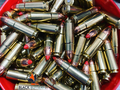 Black Butterfly Ammunition Premium, .458 SOCOM, 325 gr, 20 Rounds, Hornady Flex Tip Expanding (FTX)