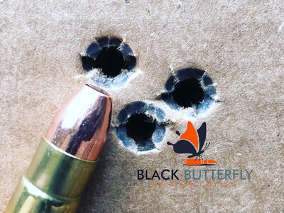 Black Butterfly Ammunition Target, .458 SOCOM, 350 gr, 200 Rounds, Berry FMJ , Range Round "Black Bucket"