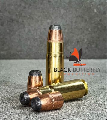 Black Butterfly Ammunition Premium, .458 SOCOM, 300 gr, 5 Rounds, Sierra JHP (SAMPLE PACK)
