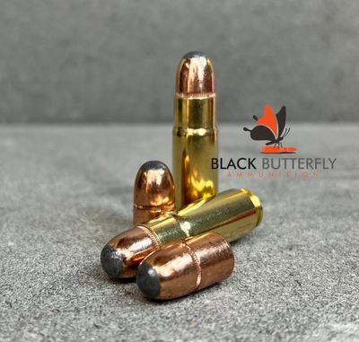 Black Butterfly Ammunition Premium, .458 SOCOM, 350 gr, 20 Rounds, Hornady Interlock JSP