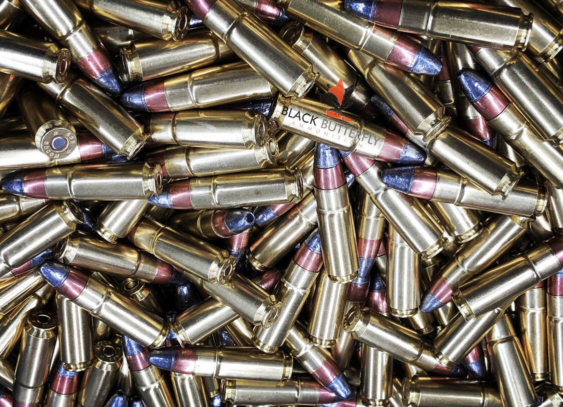 Black Butterfly Ammunition Premium, .458 SOCOM, 600 gr, 5 Rounds, D600 HAWK JHP "COLOSSUS" "SUBSONIC" (SAMPLE PACK)
