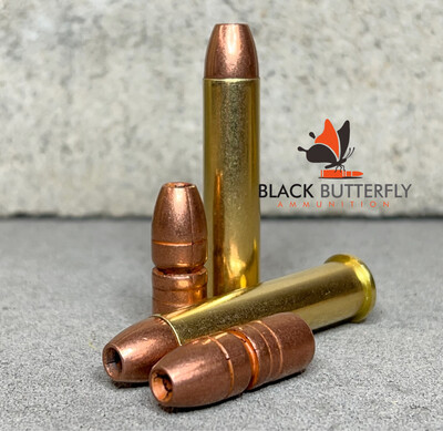 Black Butterfly Ammunition Premium, 45-70 Government, 400 gr, 20 Rounds, Maker Expanding Copper, "Crazy Bear", in Berry Box