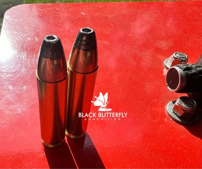 Black Butterfly Ammunition Premium, .450 BUSHMASTER, 500 gr, 20 Rounds, D500 HAWK JHP "SUBSONIC", for 1:16 TWISTS