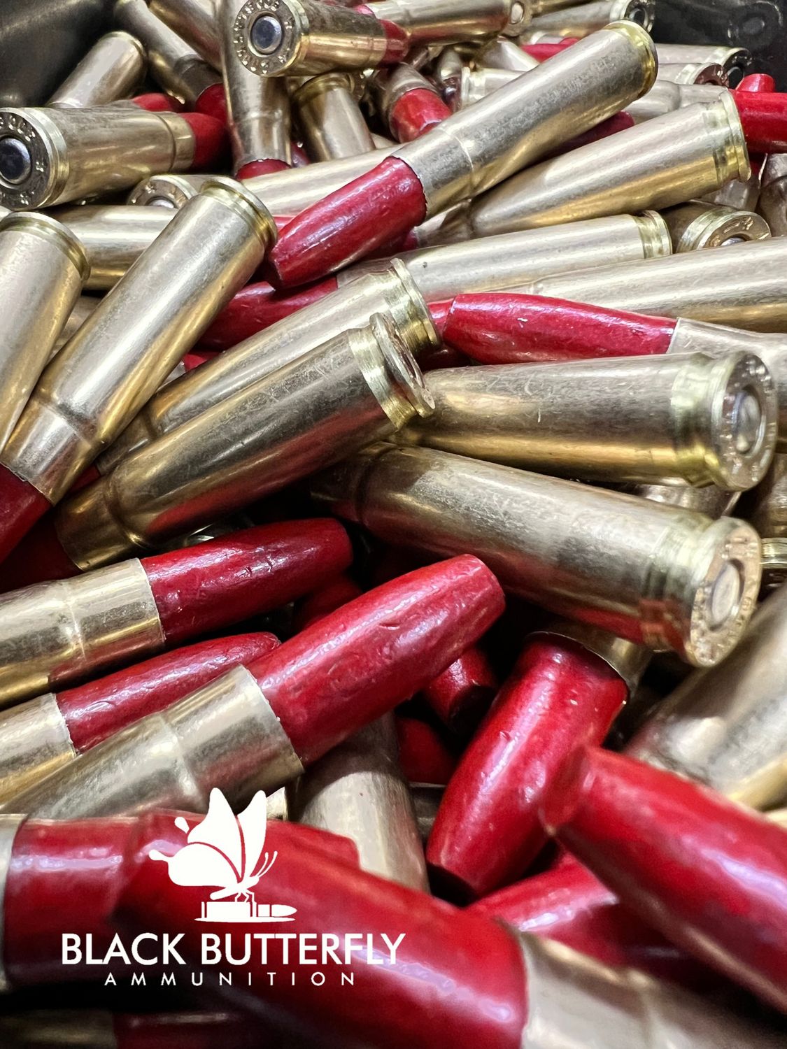 Black Butterfly Ammunition Target, .300 AAC Blackout, 245 gr, 100 Rounds, Hi-Tek "RED ROCKET", 1:8 Twist or Faster
