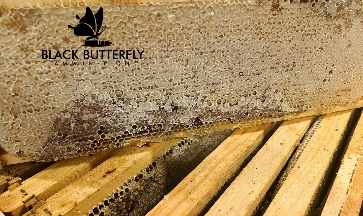 Black Butterfly Honey, Raw Spring Wildflower Honey Infused with Blueberry, South Carolina Honey, (1 lb. 8 oz.) ***COMING SOON***