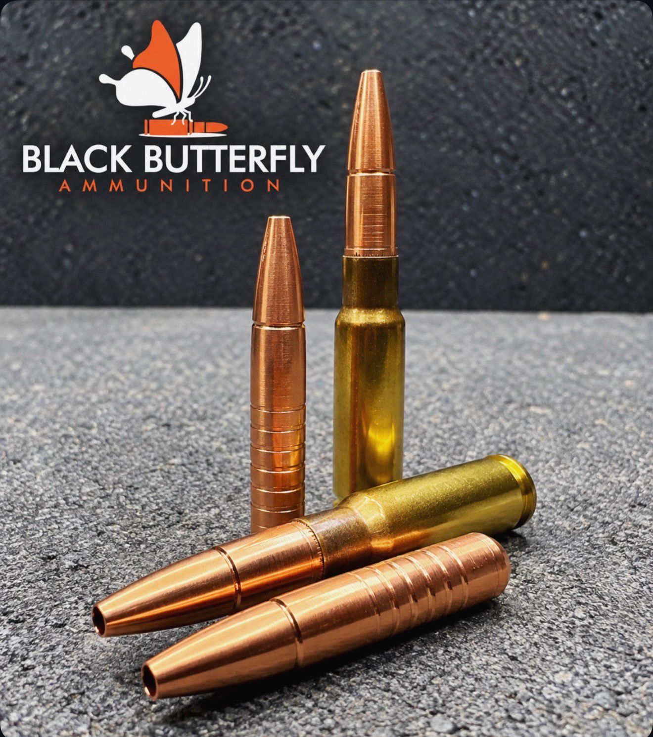 Black Butterfly Ammunition Premium, 8.6 Blackout, 305 gr, 5 Rounds, Cutting Edge Flat Base Maximus Fractura, "SUBSONIC-FRACTURING" (SAMPLE PACK), for BOLT ACTIONS Black Butterfly Ammunition Premium, 8.6 Blackout, 305 gr, 5 Rounds, Cutting Edge Flat Base Maximus Fractura, "SUBSONIC-FRACTURING" (SAMPLE PACK), for BOLT ACTIONS