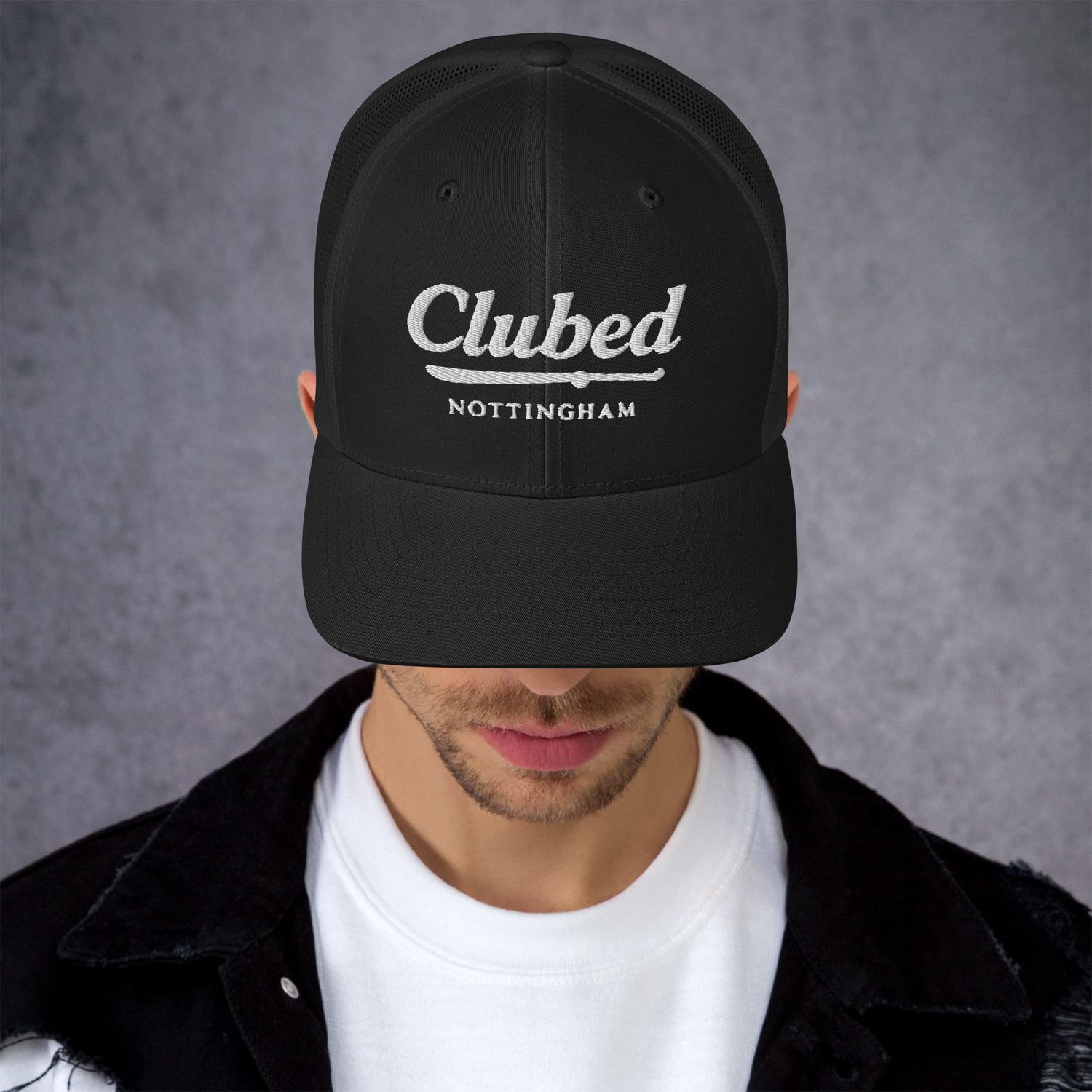 Clubed Embroidered Hat