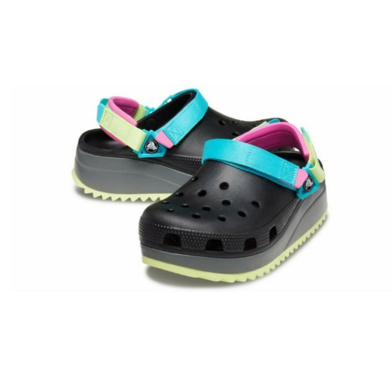 CROCS Classic Hiker Clog &quot;Black/Multi&quot; &quot;IV&quot;