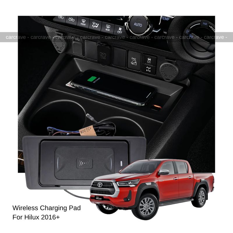 Wireless Phone Charger for Hilux