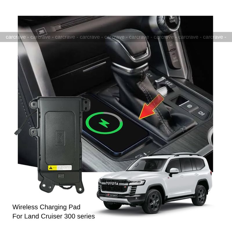 Wireless Phone Charger for Land Cruiser 300 series