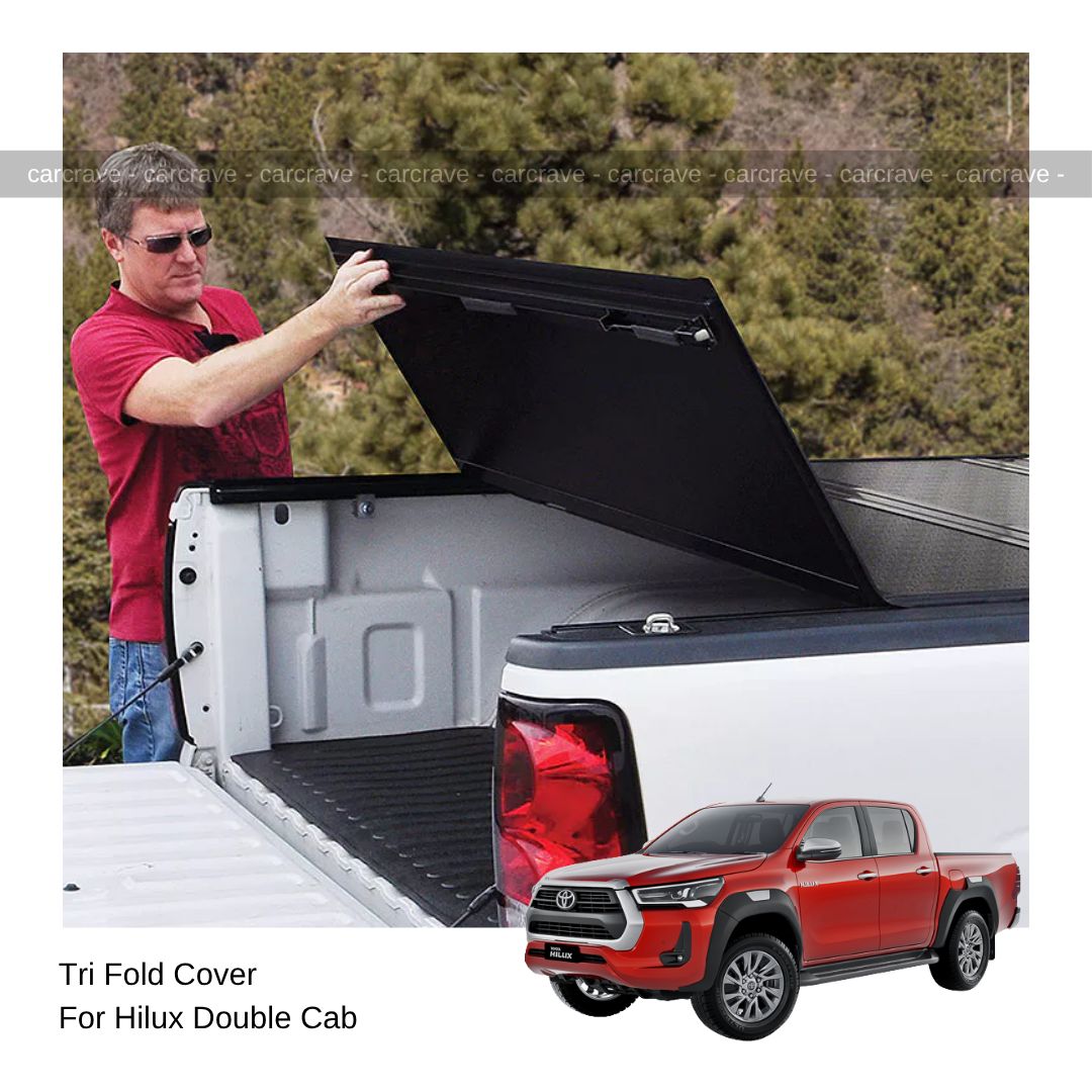 Hard Tri-Fold Cover for Hilux d/cab