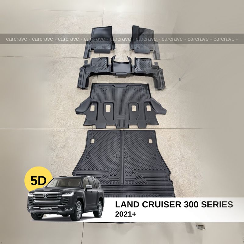 5D Floor Mats for Land Cruiser 300 series