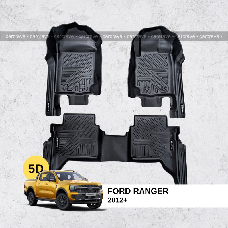 5D Floor Mats for Ford Ranger 2012+