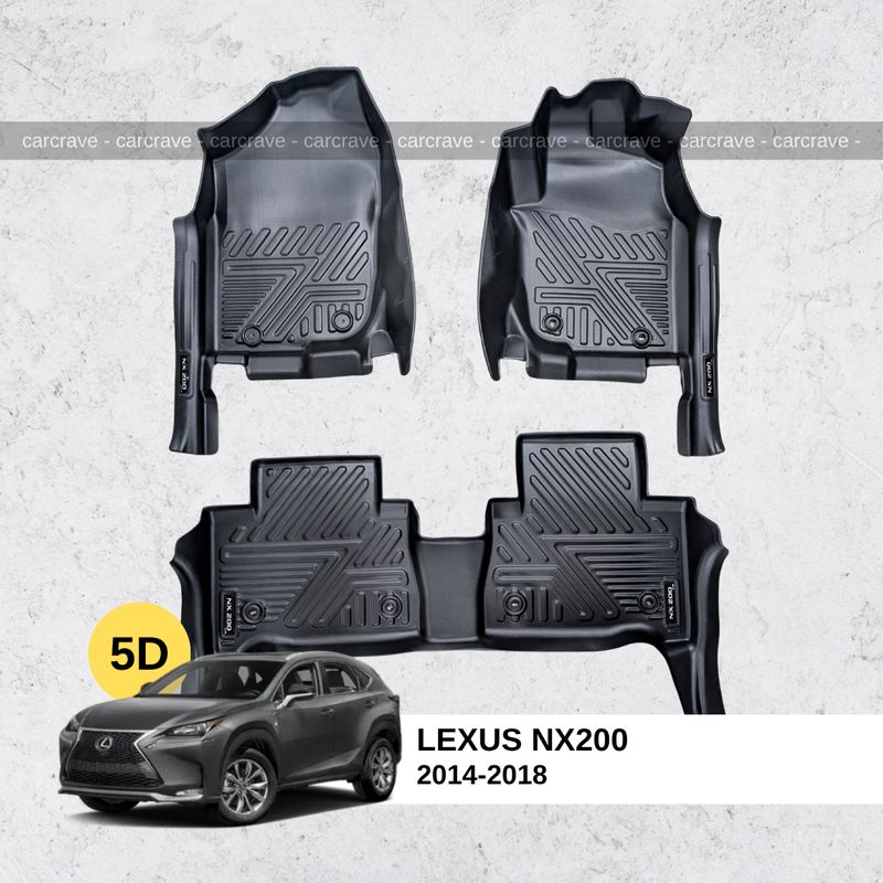 5D Floor Mats for Lexus NX200 2014-2018