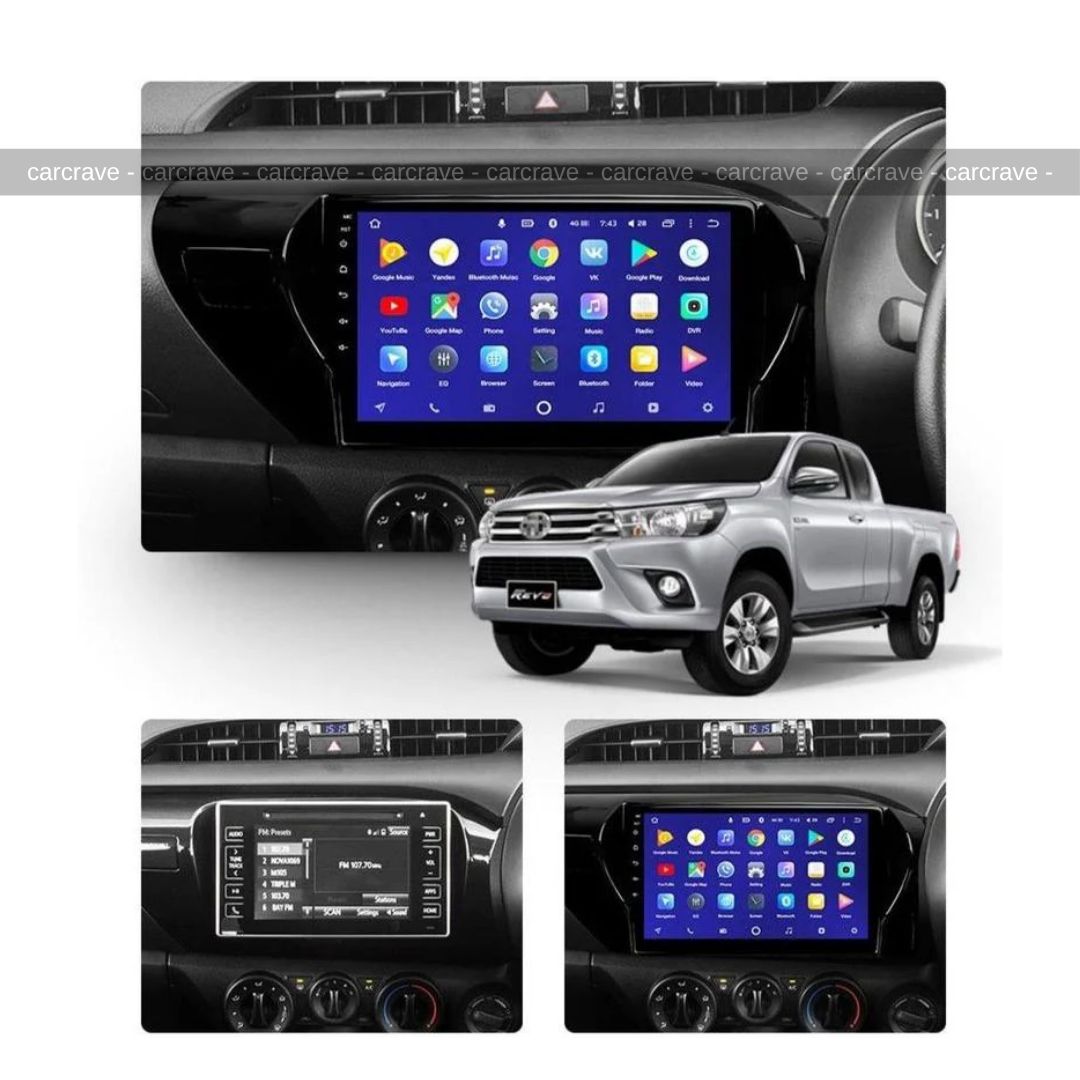 Android Stereo Head Unit - 10 inch for Hilux 2014+