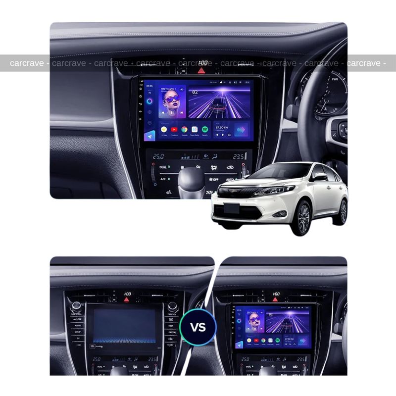 Android Stereo Head Unit - 10 inch for Harrier 2014+