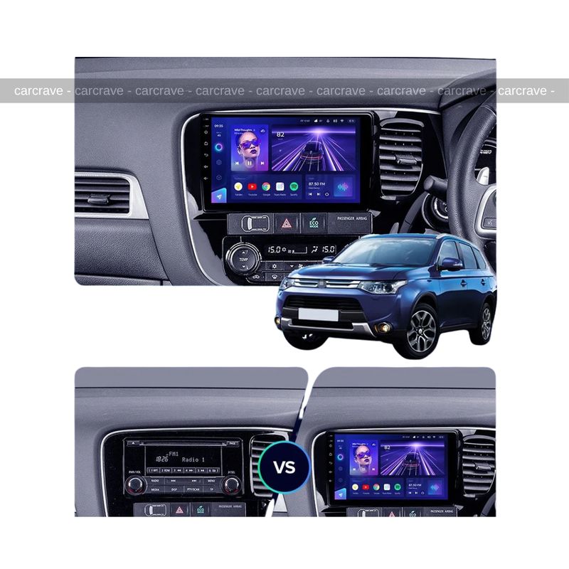 Android Stereo Head Unit - 9 inch for Mitsubishi Outlander 2017+