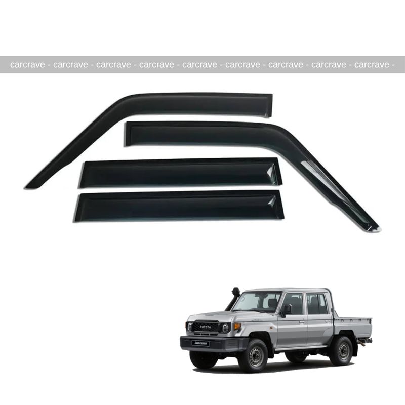 Rain Deflector / Wind Breaker Visor for Land Cruiser 70 series