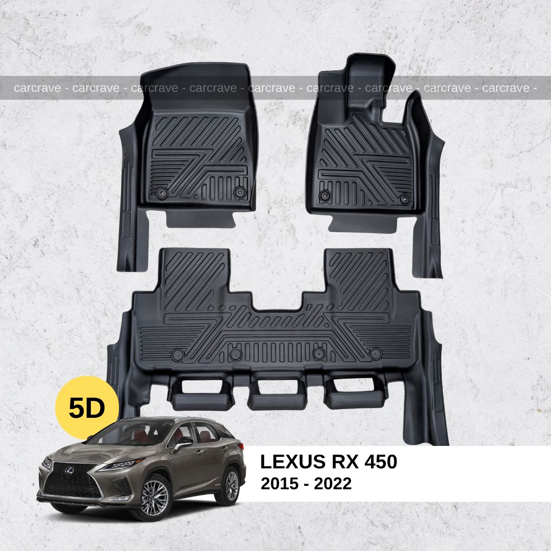 5D Floor Mats for Lexus Rx450 2015-2022