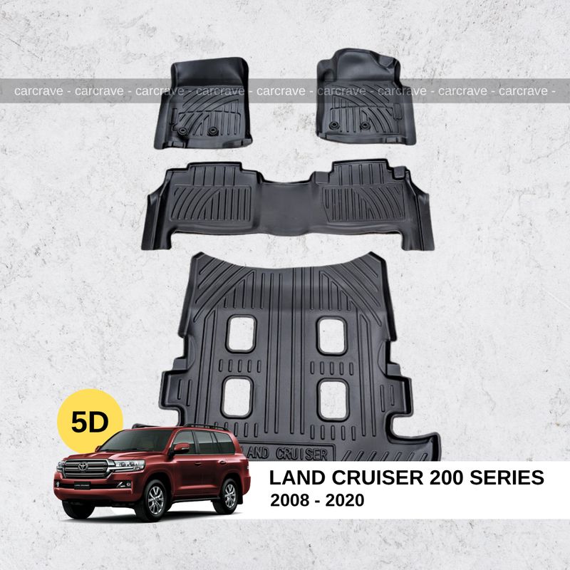 5D Floor Mats for Land Cruiser 200 series