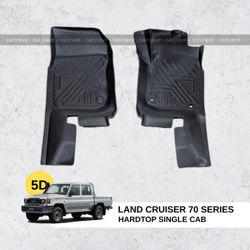 5D Floor Mats for Land Cruiser 70 series (LC76, 78, 79 2 door)