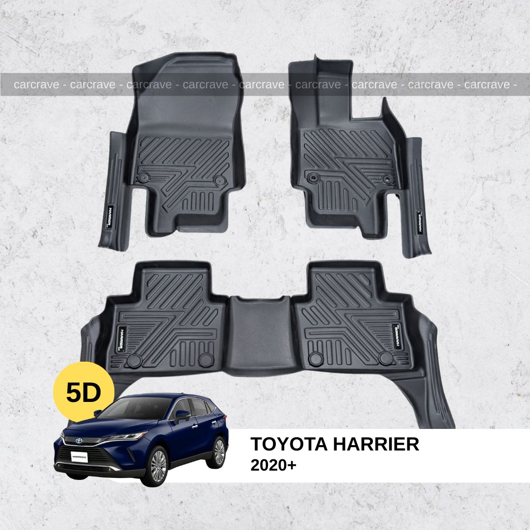 5D Floor Mats for Toyota Harrier 2020+ without trunk mat