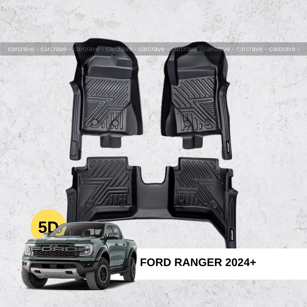 5D Floor Mats for Ford Ranger 2024+