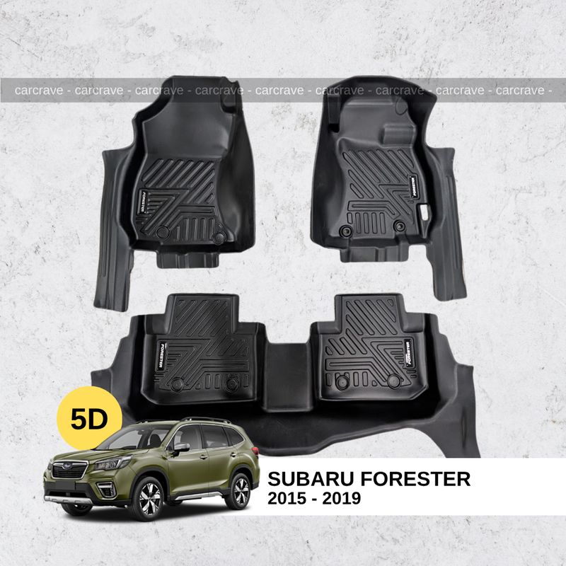 5D Floor Mats fo Subaru Forester 2015-2019
