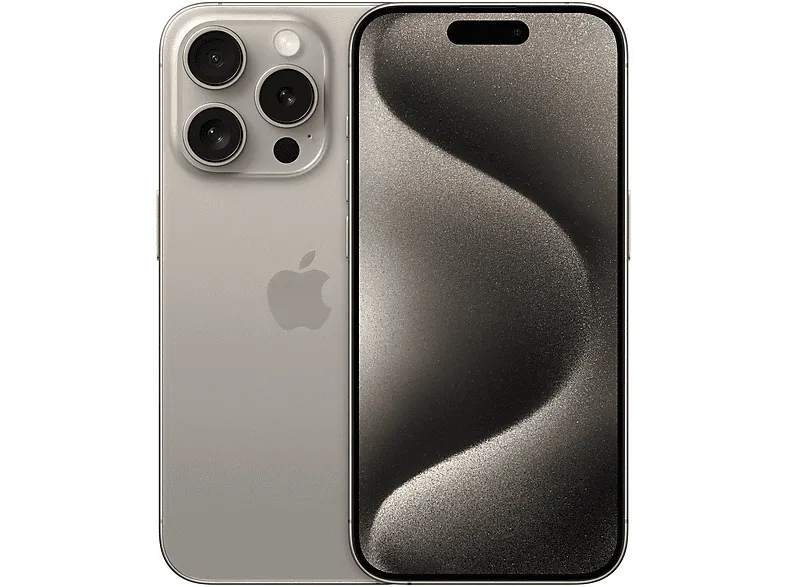 APPLE IPHONE 15 PRO 128GB NATURAL TITANIUM 128 GB Titan Natur Dual SIM Neu verpackt