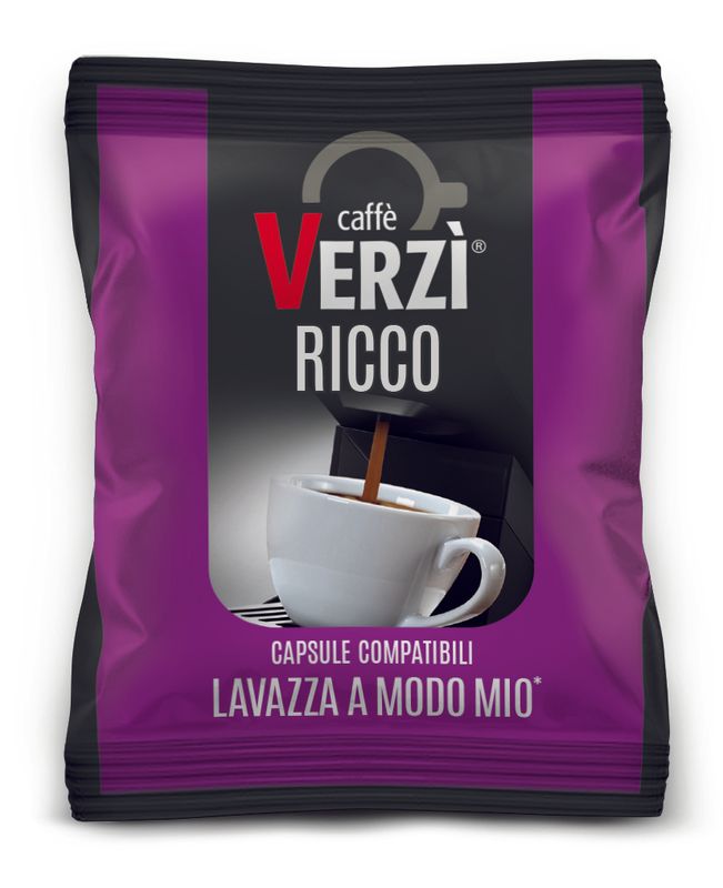 Kapsule Compatibili A Modo Mio – Aroma Ricco – Verzi1/50