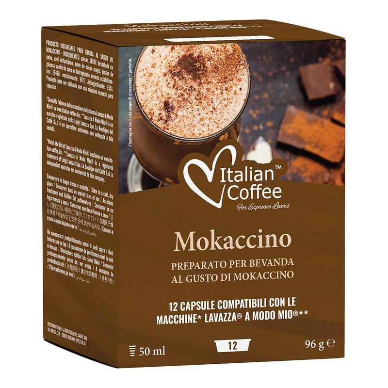 Italian Coffee -  A Modo Mio Mokachino 12 kapsula