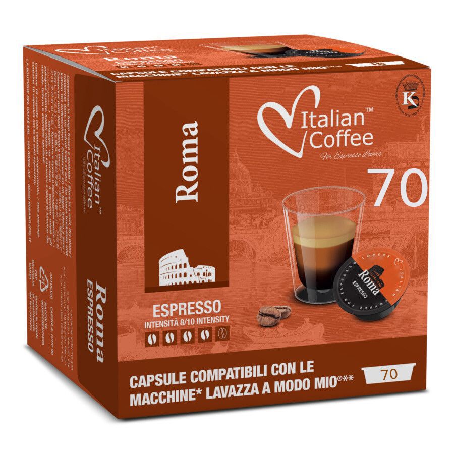 Italian Coffee -  A Modo Mio Roma 70 kapsula