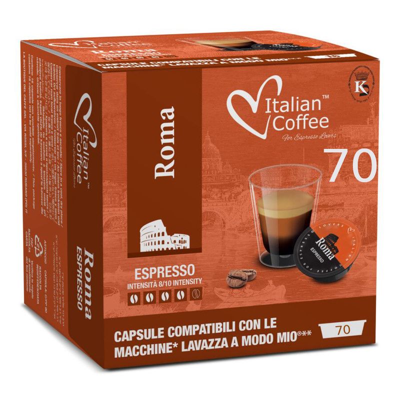 Italian Coffee -  A Modo Mio Roma 70 kapsula
