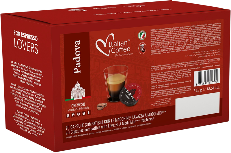 Italian Coffee - A Modo Mio Padova 70 kapsula