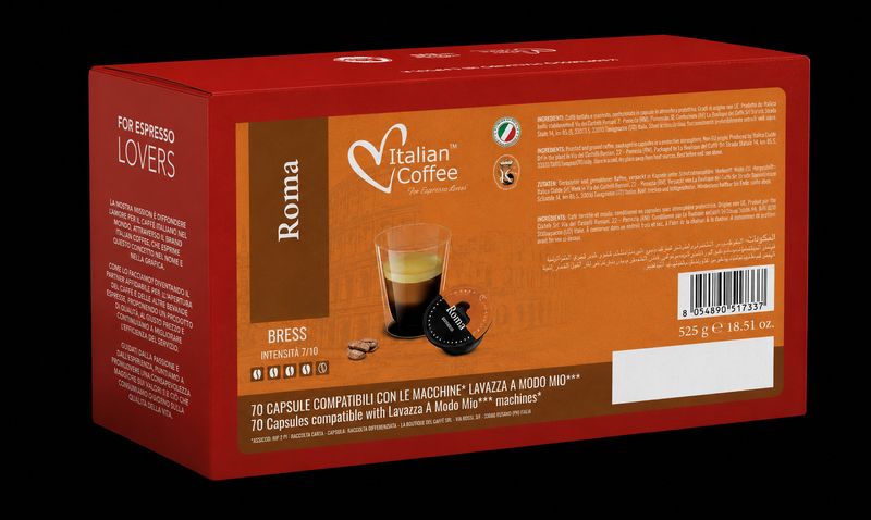 Italian Coffee -  A Modo Mio Roma 70 kapsula