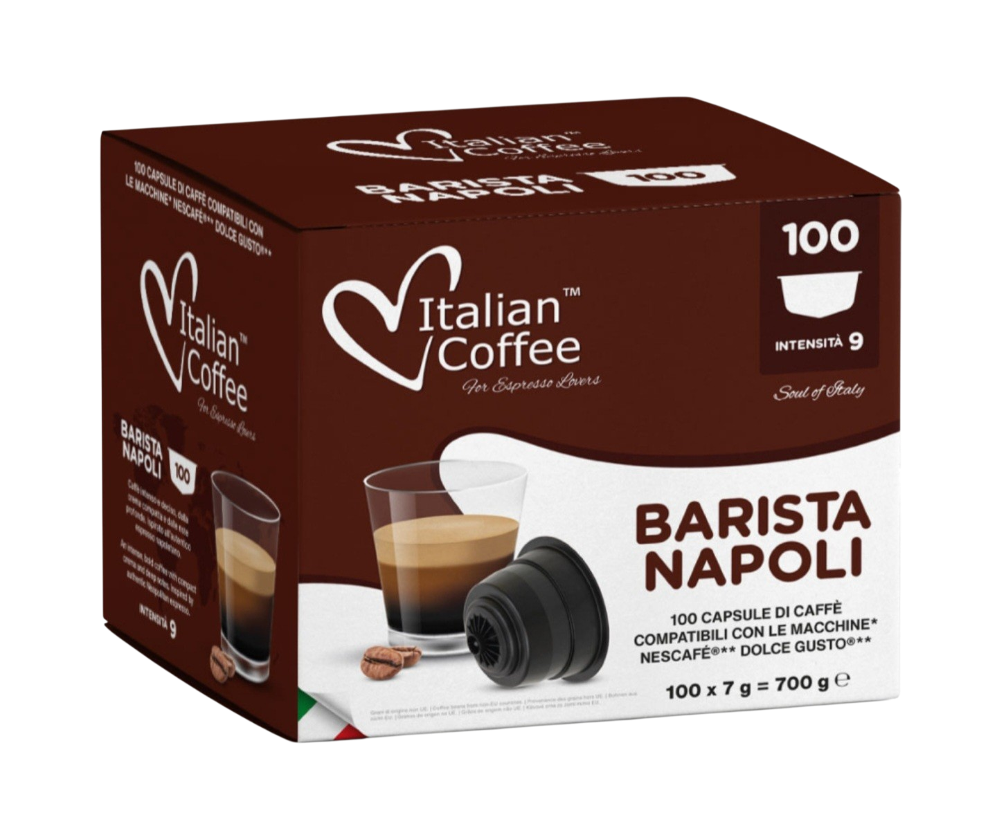 Italian Coffee Barista Napoli – 100 kapsula kompatibilnih sa Dolce Gusto® aparatima