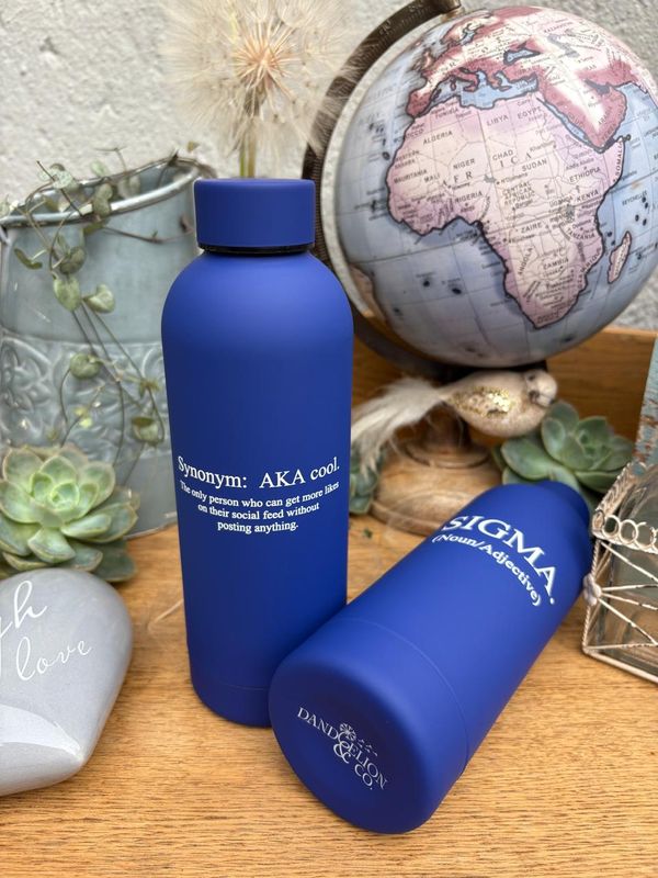 500ml Stainless Steel Water Bottle - Royal Blue: SIGMA.