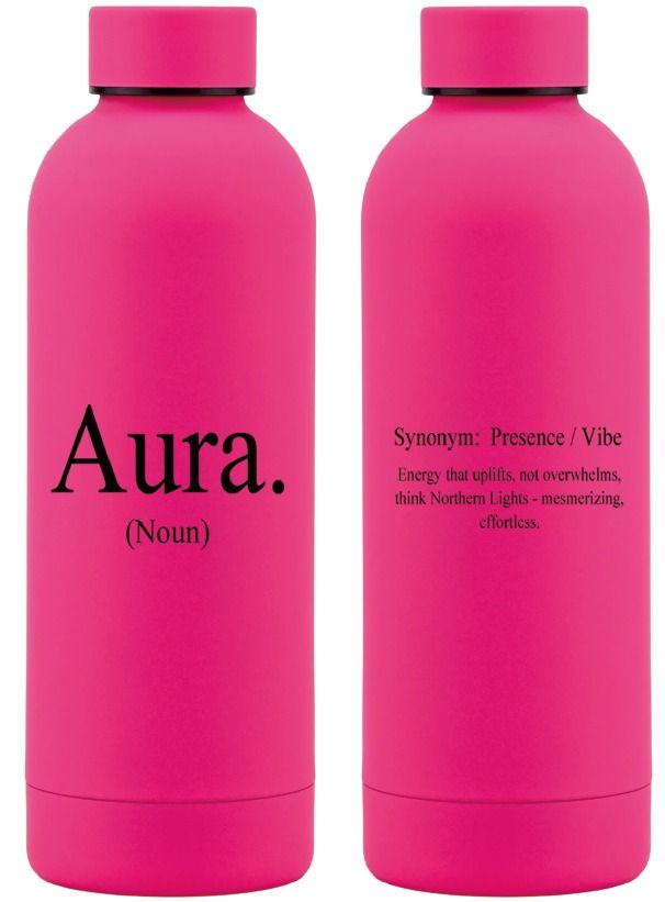 500ml Stainless Steel Water Bottle - Shocking Pink - Aura.