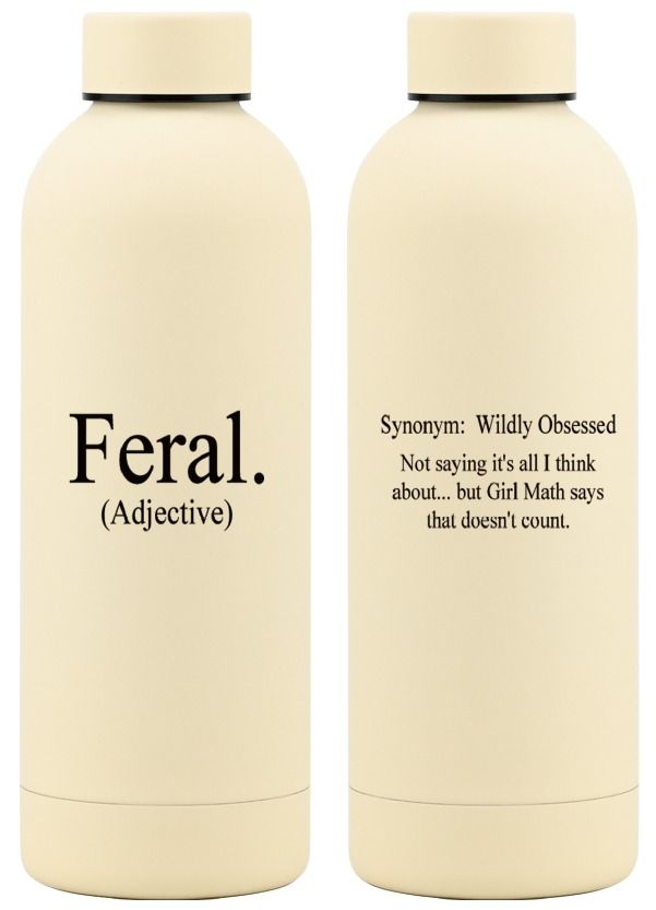 500ml Stainless Steel Water Bottle - Butter Yellow - FERAL.